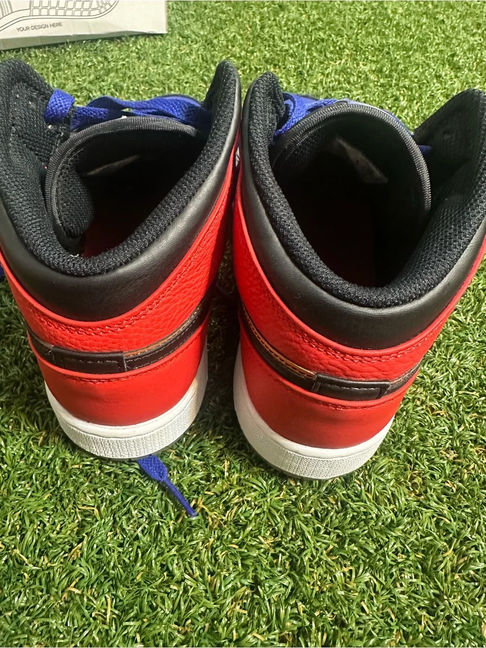 Jordan Skyline Mid Sneakers - Red / Purple / Black